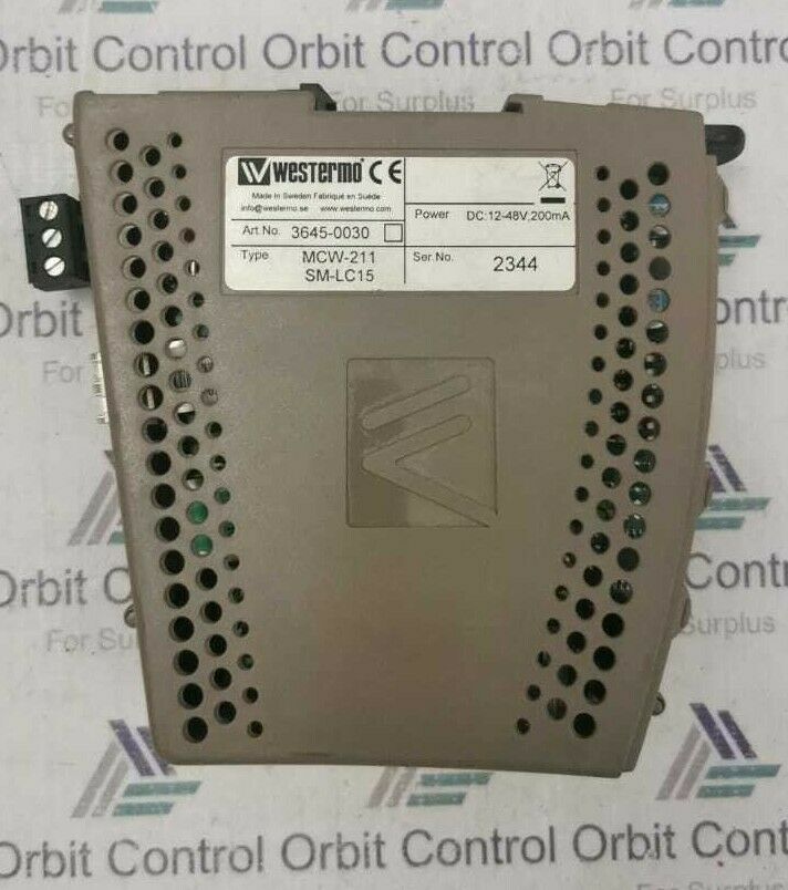Westermo MCW-211 Industrial Ethernet Media Converter MCW-211-SM-LC15
