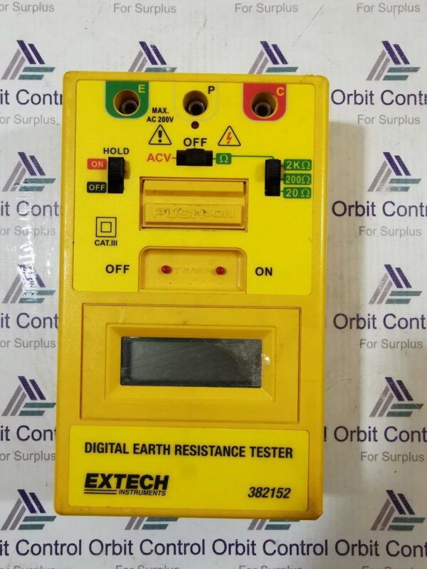 USED EXTECH 382152 DIGITAL EARTH RESISTANCE TESTER Orbit Surplus