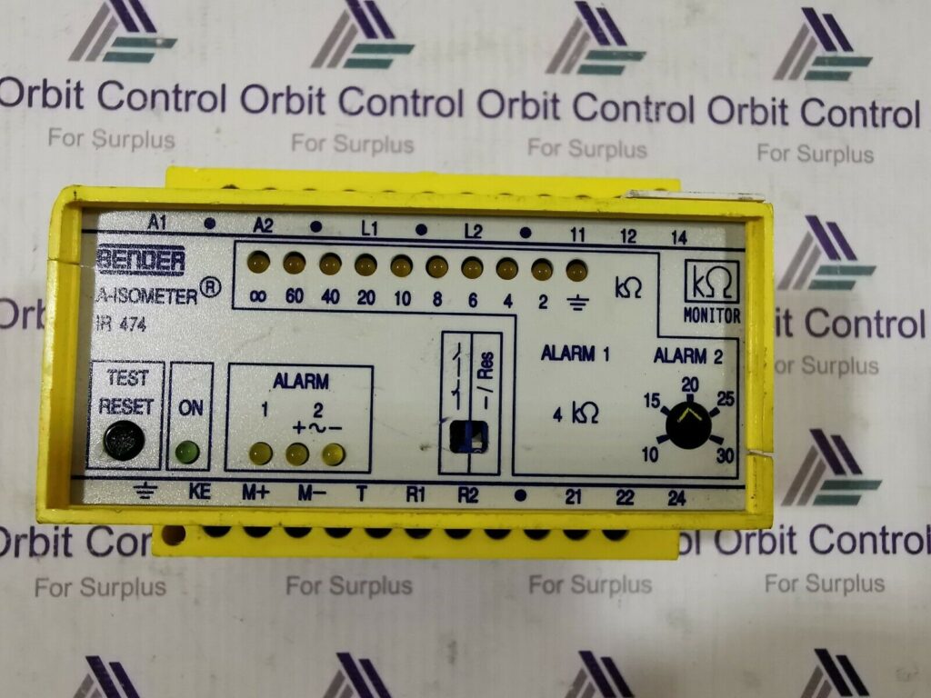USED BENDER IR474LY421 MONITORING RELAYWITHOUT COVER Orbit Surplus