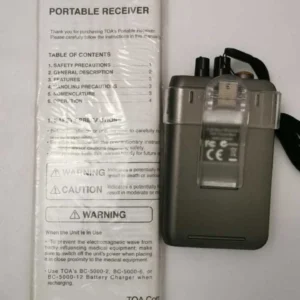 TOA PORTABLE RECEIVER WT-5100 E01 / New – Open box