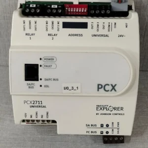 USED JOHNSON CONTROLS PCX2711 Digital Universal Programmable Relay REV U S/W VER 6.2