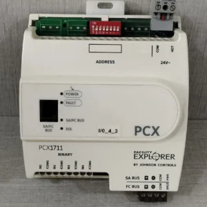 USED JOHNSON CONTROLS PCX1711 Digital Universal Programmable Relay REV T S/W VER 6.2