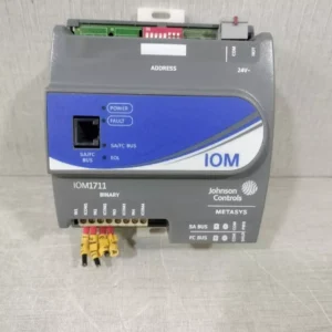 USED JOHNSON CONTROLS IOM1711 MODULE MS-IOM1711-0 REV U S/W Ver 6.2 RY11808 -W/O ACCS