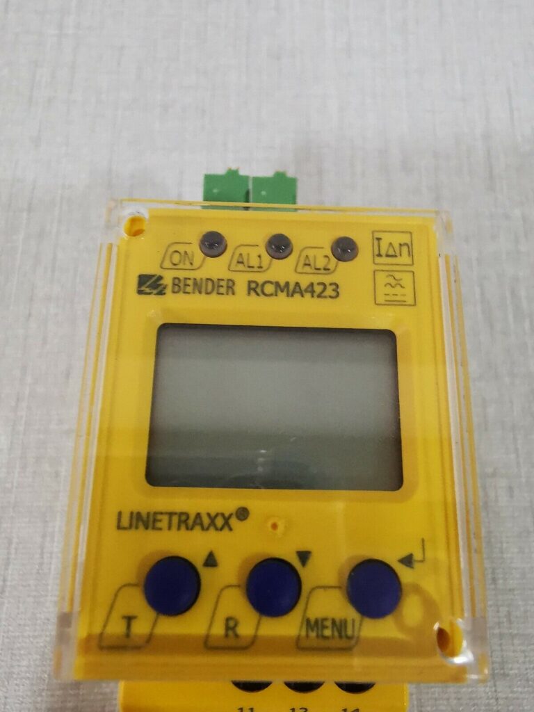 Used BENDER RCMA423 LINETRAXX Residual Current Monitor Orbit Surplus used-bender-rcma423-linetraxx-residual-current-monitor-orbit-surplus