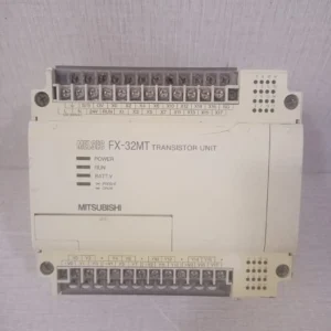 Used MITSUBISHI MELSEC FX-32MT/FX-32MT-ESS/UL TRANSISTOR UNIT PROGRAMMABBLE CONTROLER