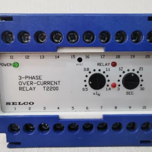 Used SELCO T2200 3-PHASE OVER CURRENT RELAY