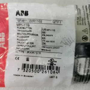 NEW ABB 1SAF611100R1102 Push Button MP1-11G LOT 2PCS