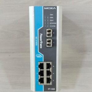 USED MOXA PT-508 PowerTrans PT-508-SS-L Managed Switch IEC 61850 -W/O ANY ACCS.