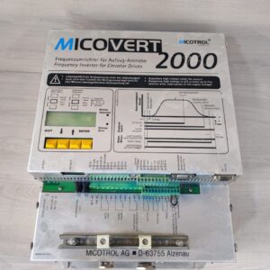 USED MICOVERT 2000 MICOTROL FREQUENCY INVERTER FOR ELEVATOR DRIVES - TRIED & TESTED