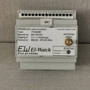 USED EL-Watch PRESISJON RADIOMOTTAKER P12A2M1 24V AC/DC W/O ANY ACCS.