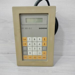 USED SIEMENS OP 393 II-C OPERATOR PANEL 6ES5 393-OUA13 W/O ACCESSORIES