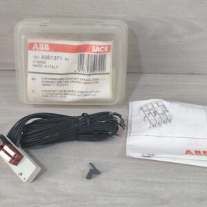 ABB SACE AO51371 1SD AO51371 R1 / KT3AS3 CHANGEOVER CONTACT-OPEN-CLOSED +1 / New – Open box