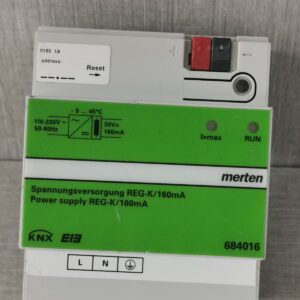 USED MERTEN 684016 SPANNUNGSVERSORGUNG REGK /160mA Power Supply W/O ANY ACCS.
