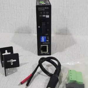 MEDIA CONVERTER SW-D11FB-M Industrial Media Converter WITH 1X10/ 100BASE -TX / New – Open box