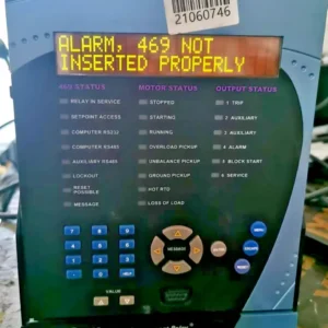 USED GE MULTILIN SR469 MOTOR MANAGEMENT RELAY 469-P1-LO-A20-T - TRIED & TESTED