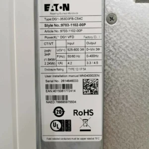 NEW EATON DG1-353D3FB-C54C