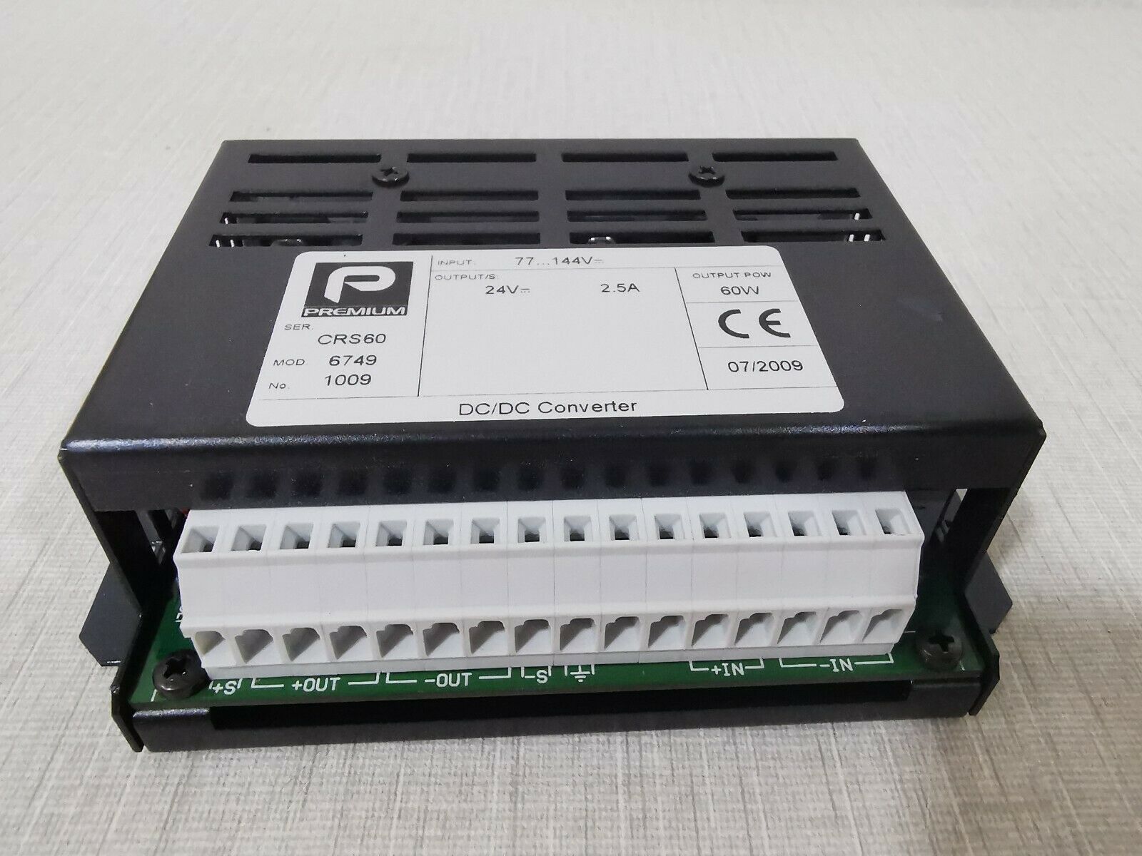 PREMIUM CRS60 Series 6749 DC/DC Converter 24V 60W / New – Open box ...