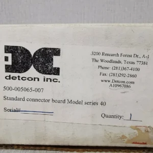 NEW DETCON 500-005065-007 Standard Connection Board