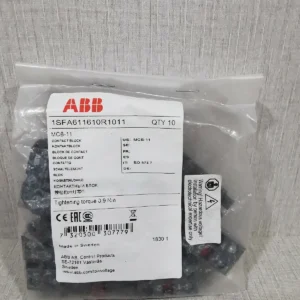 LOT 10PCS ABB MCB-11 Contact Block 1SFA611610R1011 / New – Open box