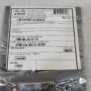 CISCO DS-SFP-FC8G-SW Channel Transceiver/ New – Open box