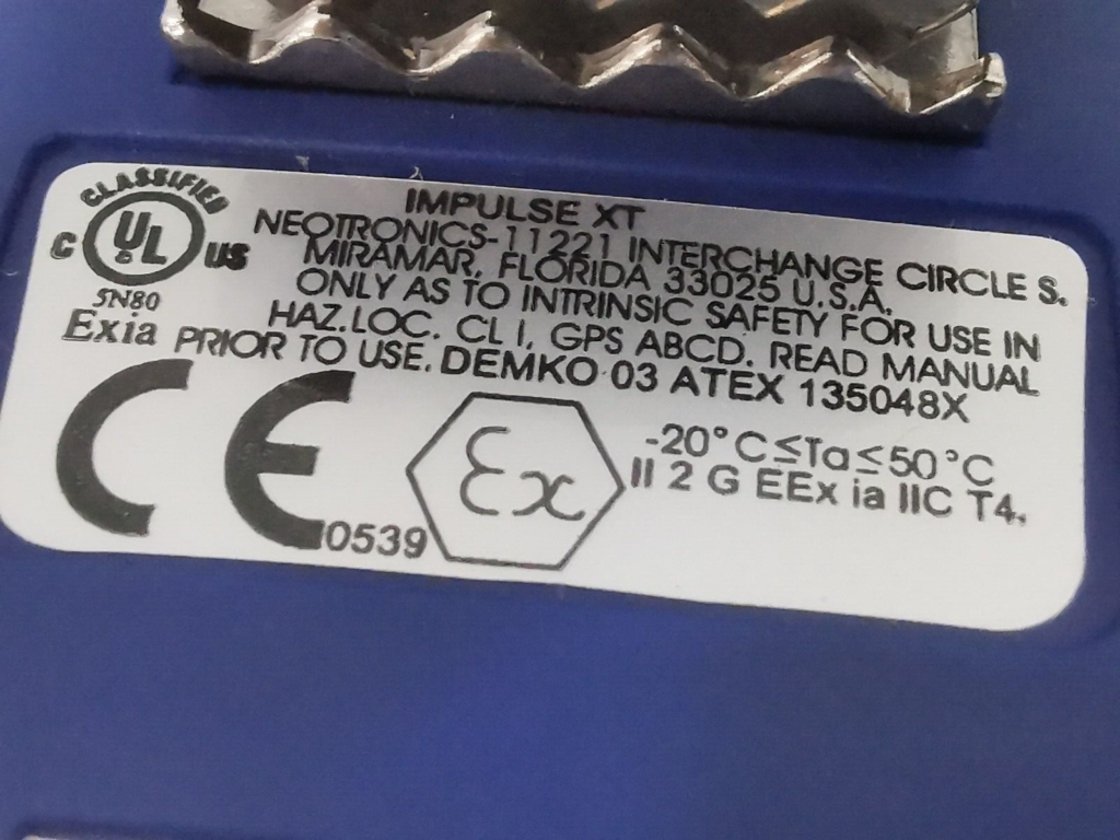 New Neotronics Impulse XT Signal Gas Detector Without Box - Orbit Surplus