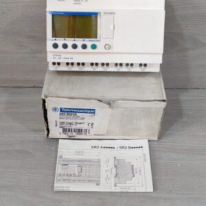Telemecanique SR2 B201B SMART RELAY SR2 W/ CLOCK SR2 MODULE 24VAC-W/ FILTHY BOX / New – Open box