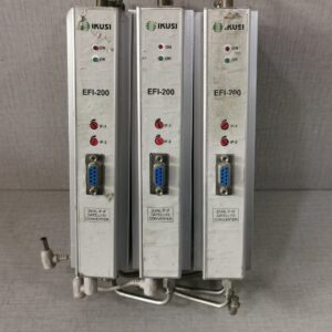 USED IKUSI EFI-200 DUAL IF-IF SATELLITE CONVERTER LOT 3PCS 24VDC-270mA W/O ANY ACCS.