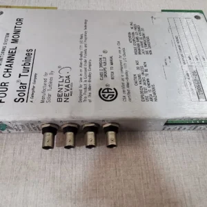 USED Bently Nevada 132417-01 4 Channel Monitor Solar Turbines 190662-26 W/O ANY ACCS.