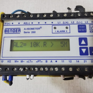 USED BENDER 1RDH265-4 A-ISOMETER Serie 260 Insulation Monitoring Device