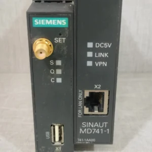 USED SIEMENS SINAUT MD741-1 741-1AA00 6NH9741-1AA00 TELECONTROL 12-30V - W/O ACCS.