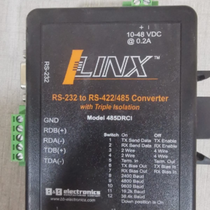 USED LINX RS 232 To RS-422/485 Converter with Triple Isolation Lot 2PCS