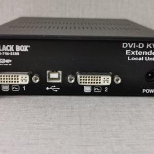 USED BLACK BOX 724-746-5500 DVI-D KVM Extender Local Unit P/N ACS120A W/O ANY ACCS.