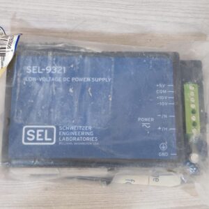SEL-9321 LOW-VOLTAGE DC POWER SUPPLY PN 932160X 125/250V 120/230V 50/60Hz / New – Open box
