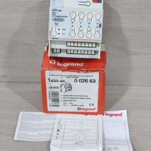 Legrand 0 026 63 INTERFACE MODULE 230V 50Hz 8X8 BALLASTS- WITH FILTHY BOX /New – Open box