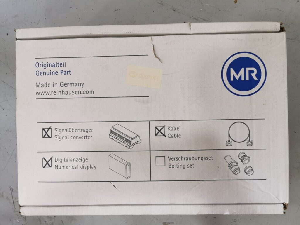 MR MASCHINENFABRIK REINHAUSEN GA 001 BCD SIGNAL TRANSMITTER SC001/ New