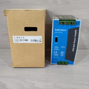 MOXA DR-120-24 V1.0 DIN-RAIL POWER SUPPLY W/O ANY ACCESSORIES / New – Open box