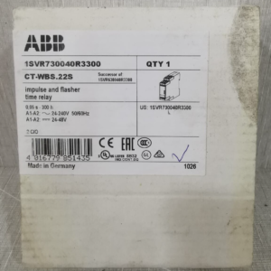 NEW ABB CT-WBS.22S TIME RELAY 1SVR730040R3300