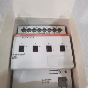 ABB SA/S 4.10.2.1 2CDG 110 156 R0011 SWITCH ACTUATOR- 4 FOLD- WITH FILTHY BOX / New – Open box