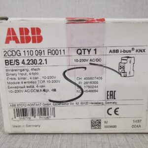 ABB BE/S 4.230.2.1 MODULE 2CDG 110 091 R0011 230V WITH FILTHY BOX / New – Open box