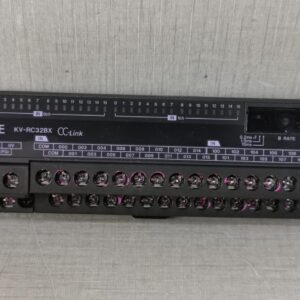 USED KEYENCE KV-RC16BX CC-Link INPUT MODULE 12-24VDC W/O ANY ACCS.