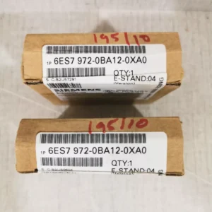 LOT 2PCS. SIEMENS 6ES7 972-0BA12-0XA0 PROFIBUS CONNECTOR / New – Open box