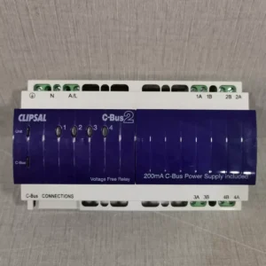 CLIPSAL L5504RVF 4 CHANNEL VOLTAGE FREE RELAY 220-240V 50/60Hz -WITH FILTHY BOX / New – Open box