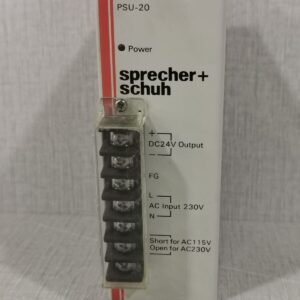 USED Sprecher+Schuh PSU-20 Power Supply