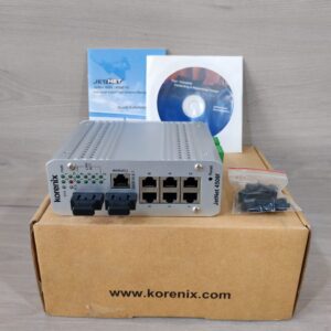 Korenix JetNet 4508f-SW V2 HW/VER.1.0 ETHERNET RAIL SWITCH -WITHOUT CABLE / New – Open box