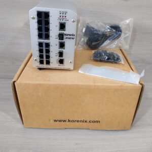 KORENIX JETNET 5018G-W COMPACT ETHERNET SWITCH HW VER.1.2- WITH FILTHY BOX /New – Open box