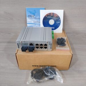 Korenix JetNet 4508f-SW V2 HW VER.1/0 ETHERNET RAIL SWITCH -WITH FILTHY BOX / New – Open box