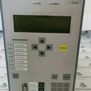 USED SIEMENS SIPROTEC 7SJ62 OVER CURRENT PROTECTION 7SJ6225-6EA50-1FB0/DD W/O ACCS.