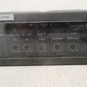 USED DEIF FAS-113DG CONTROLLER SYCHRONIZER 700171.30 400V 230VAC- W/O ANY ACCS.