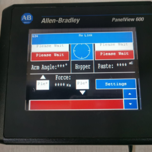 USED Allen-Bradley PanelView 600 Touch Screen 2711-T6C20L1 B FRN 4.46