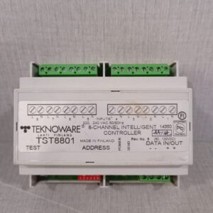 USED TEKNOWARE TST8801 / 8- CHANNEL INTELLIGENT CONTROLLER 220.240VAC - W/O ACCS.
